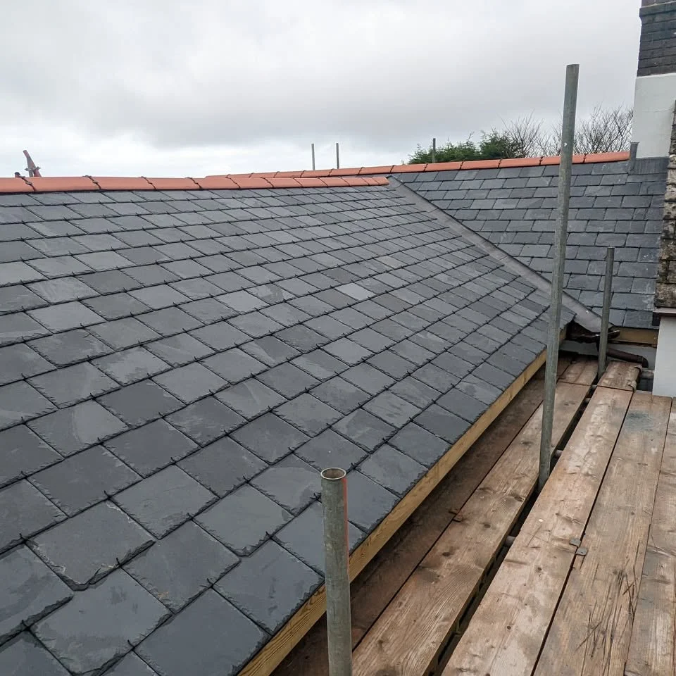Hartland extension: slate slope