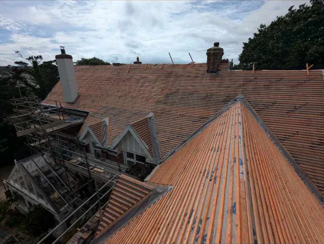 During: battens on, another view